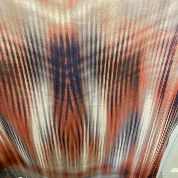 live and let live 2 pc set Ombre Sheer Stripe & Lace Top with Matching Tank XL - Picture 8 of 11